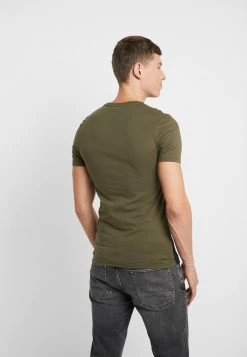 Pier One Hombre Camiseta Básica - Green/black -Ofertas Pier One Tienda c33135cb681946ed943d3a81a9f23080