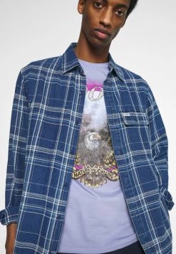 Pier One Hombre Camiseta Estampada - Lilac -Ofertas Pier One Tienda c4db6d53ceca44dfae5d0644c27f298b