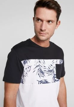 Pier One Hombre Camiseta Estampada - White/black 11 Pier One Hombre Camiseta Estampada - White/black -Ofertas Pier One Tienda c8d3234c76414204ae8b7c372631b1af