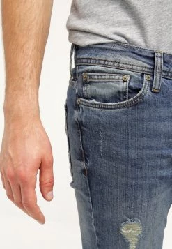 Pier One Hombre Vaqueros Slim Fit - Destroyed Denim -Ofertas Pier One Tienda c9b59730ea4f416589e15619434ec350