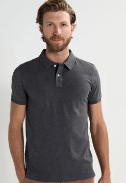 Pier One Hombre Polo - Dark Grey Melange