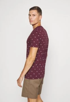 Pier One Hombre Camiseta Estampada - Bordeaux -Ofertas Pier One Tienda ccd6408bed6941e8ad81f09f2be3c833