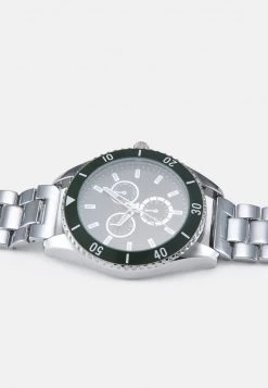 Pier One Unisexo UNISEX - Reloj - Silver-coloured/green 9 Pier One Unisexo UNISEX - Reloj - Silver-coloured/green -Ofertas Pier One Tienda cd939269d4a648bcae4e5d43b23c8847