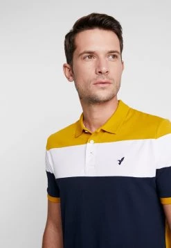 Pier One Polo - Dark Blue/mustard, Hombre -Ofertas Pier One Tienda cf6c6e70fc1646b69c258ce52b28f46a