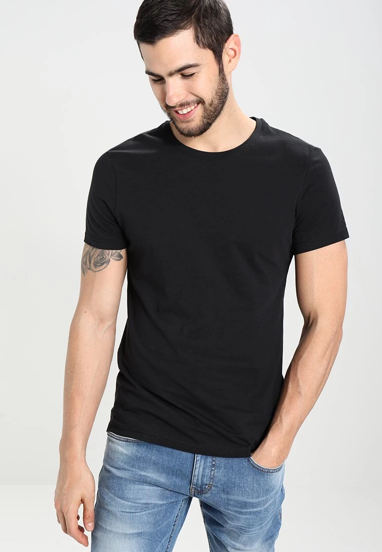 Pier One Hombre 2 PACK - Camiseta Básica - Black 4 Pier One Hombre 2 PACK - Camiseta Básica - Black - Imagen 2