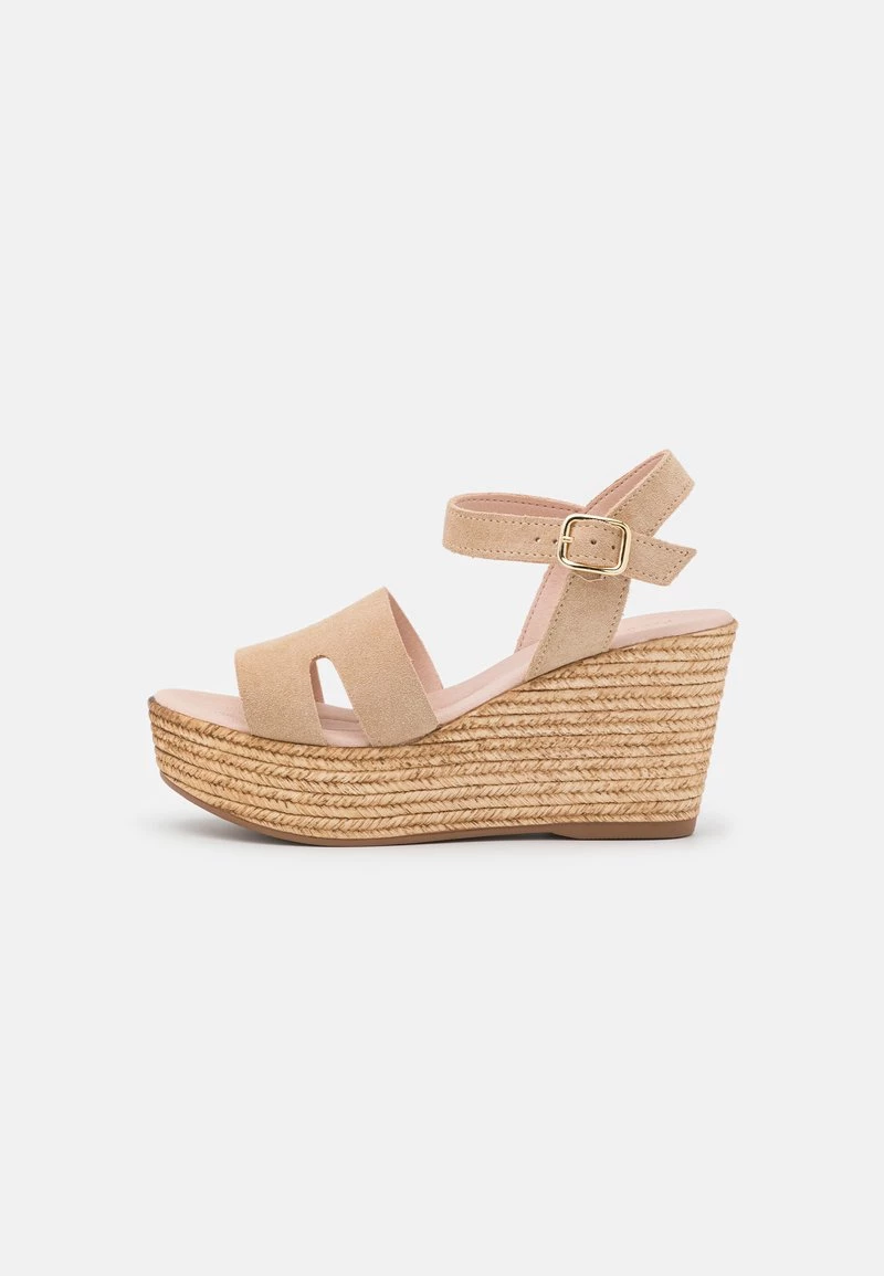 Pier One Mujer LEATHER - Sandalias Con Plataforma - Beige 4 Pier One Mujer LEATHER - Sandalias Con Plataforma - Beige - Imagen 2