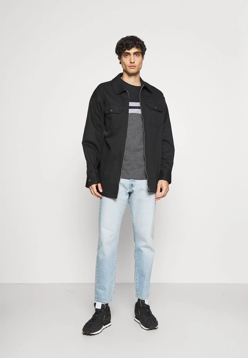 Pier One Hombre Camiseta Estampada - Black/grey 4 Pier One Hombre Camiseta Estampada - Black/grey - Imagen 2