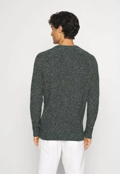 Pier One Hombre MULTICOLOUR HALF CARDIGAN JUMPER - Jersey De Punto - Dark Green -Ofertas Pier One Tienda d58224c06bf14fe8b63ef86322416621