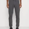 Pier One Hombre Pantalones Deportivos - Mottled Dark Grey