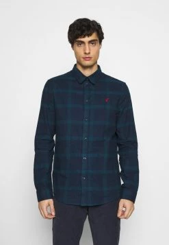 Pier One Hombre Camisa - Dark Blue/teal -Ofertas Pier One Tienda d849f6aae39d482ebdb87e905c87a19d