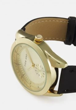 Pier One Unisexo Reloj - Black/goldcoloured -Ofertas Pier One Tienda db0ebbad4ff848bd88eb2f2352a9768a