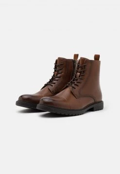 Pier One Hombre Botines Con Cordones - Cognac -Ofertas Pier One Tienda dc80fe9ddfa2408ab76713ab3d9a2044