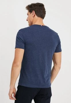 Pier One Camiseta Básica - Mottled Dark Blue, Hombre -Ofertas Pier One Tienda dd651f97754741faafc702872c502666