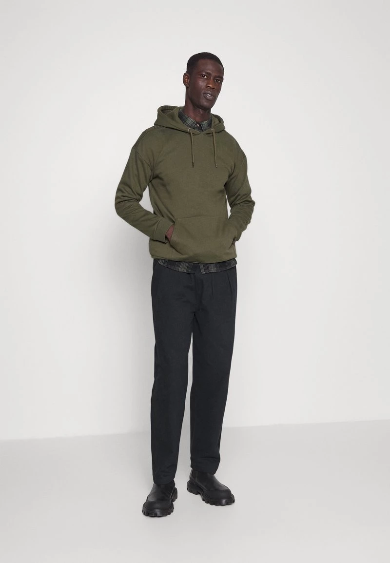 Pier One Hombre 2 PACK - Jersey Con Capucha - Olive/grey 3 Pier One Hombre 2 PACK - Jersey Con Capucha - Olive/grey