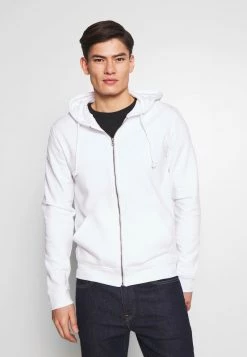 Pier One Hombre Sudadera Con Cremallera - White
