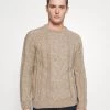 Pier One Hombre Jersey De Punto - Mottled Beige