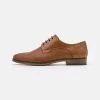 Pier One Hombre LEATHER - Zapatos De Vestir - Cognac