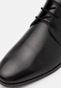 Pier One Hombre LEATHER - Zapatos Con Cordones - Black -Ofertas Pier One Tienda e2269c275ff149849d68108f4e205aed