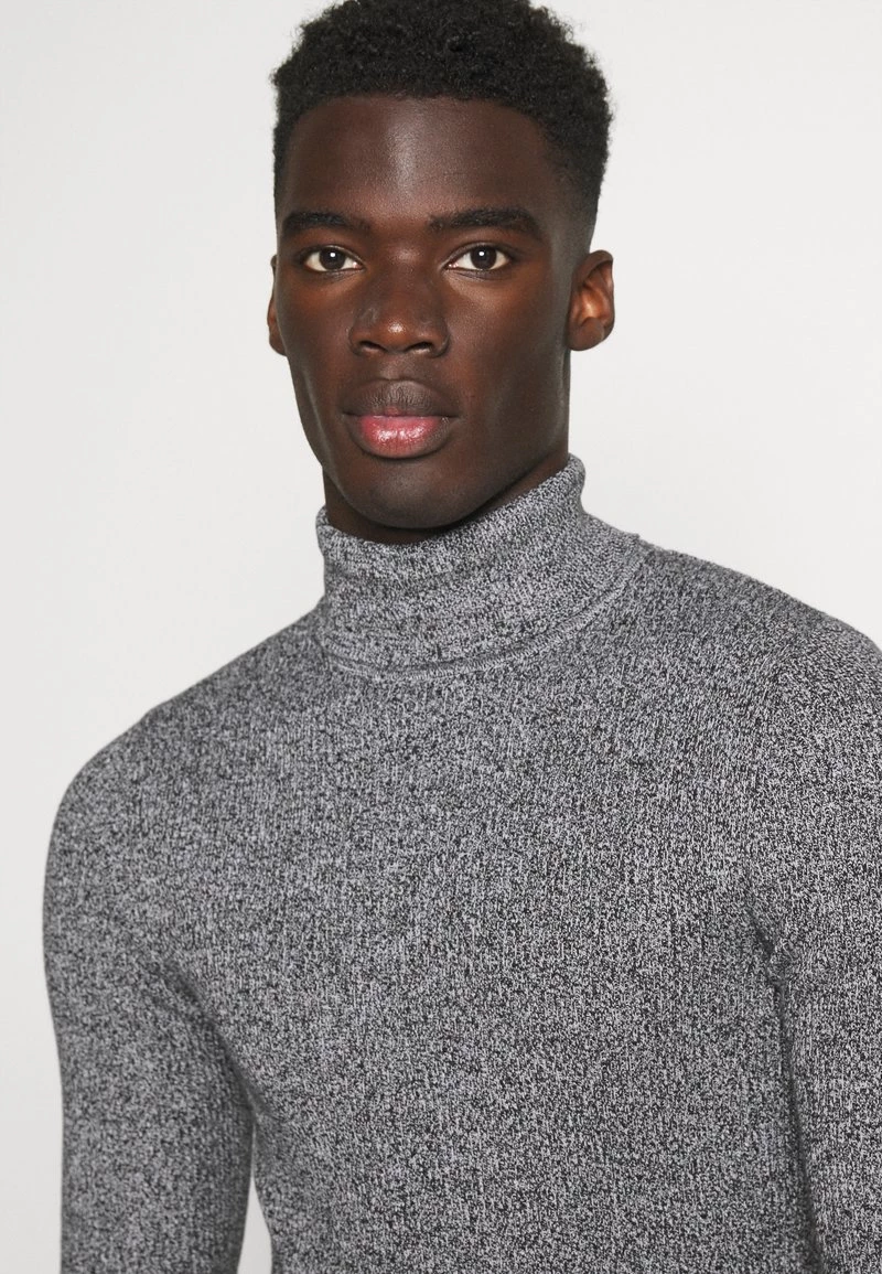 Pier One MUSCLE FIT TURTLE - Jersey De Punto - Mottled Grey, Hombre 6 Pier One MUSCLE FIT TURTLE - Jersey De Punto - Mottled Grey, Hombre - Imagen 4