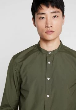 Pier One 2 PACK - Camisa - Oliv/black, Hombre -Ofertas Pier One Tienda e61d982891db443cb20fcf452cc69907