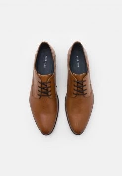 Pier One Hombre LEATHER - Zapatos De Vestir - Cognac -Ofertas Pier One Tienda e6fd7b38215c427680604dbf18a9e053