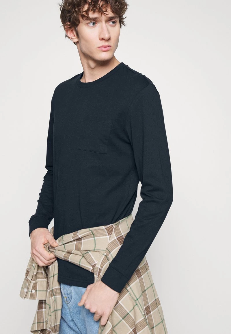 Pier One Camiseta De Manga Larga - Dark Blue, Hombre 6 Pier One Camiseta De Manga Larga - Dark Blue, Hombre - Imagen 4