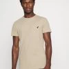 Pier One Hombre Camiseta Básica - Beige -Ofertas Pier One Tienda eafecf1ee3294cf78aa00f6c2bec4928