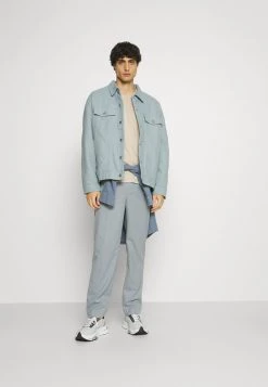 Pier One WITH BIRD STRAIGHT 5 PACK - Camiseta Básica - Dark Grey/dark Blue/olive, Hombre