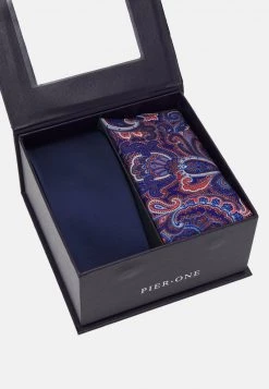 Pier One Hombre SET - Corbata - Dark Blue/bordeaux -Ofertas Pier One Tienda eb8609f5a44d4efdbe3dd83d7e1f034c