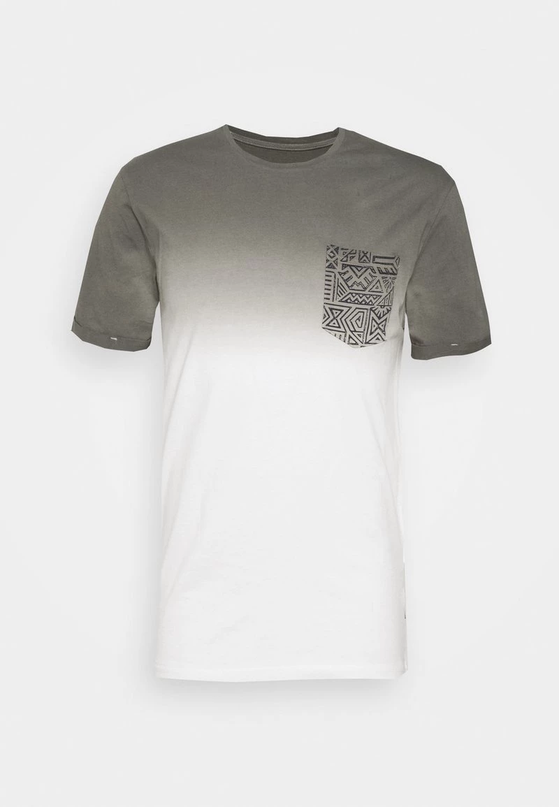 Pier One Hombre Camiseta Estampada - White/grey 3 Pier One Hombre Camiseta Estampada - White/grey