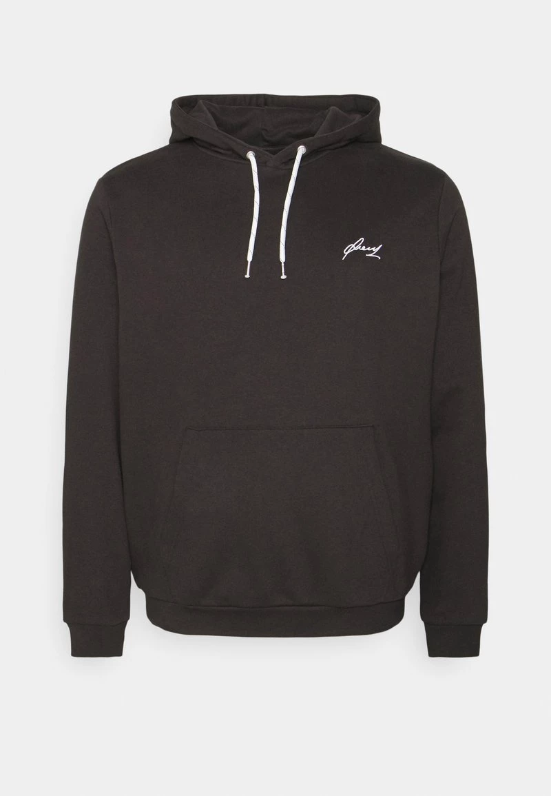 Pier One Hombre BIGBIG CORE SCRIPT HOODIE - Jersey Con Capucha - Black 3 Pier One Hombre BIGBIG CORE SCRIPT HOODIE - Jersey Con Capucha - Black