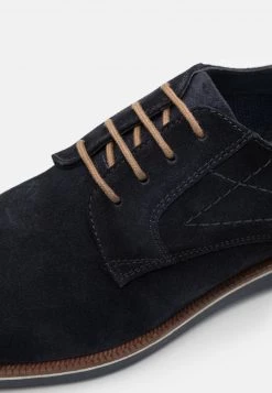 Pier One Hombre LEATHER - Zapatos De Vestir - Dark Blue -Ofertas Pier One Tienda f1488d78e8964192b936804993c36a16