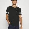 Pier One Camiseta Estampada - Black, Hombre