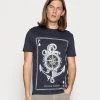 Pier One Camiseta Estampada - Dark Blue, Hombre -Ofertas Pier One Tienda f552e8c551da4d689110d22984c3da92