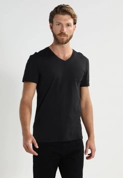 Pier One Hombre 2 PACK - Camiseta Básica - Black -Ofertas Pier One Tienda f5ae58d798ac495dae21da6170c2b2ec