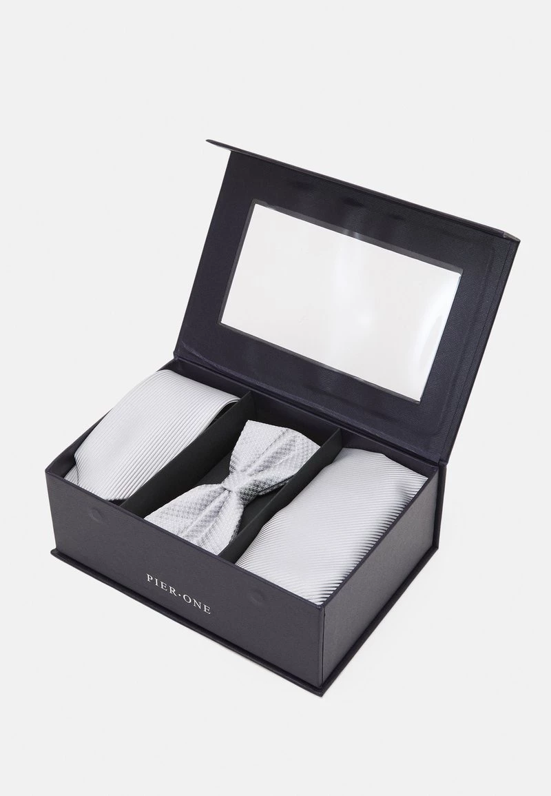 Pier One Hombre SET - Corbata - Grey 7 Pier One Hombre SET - Corbata - Grey - Imagen 5