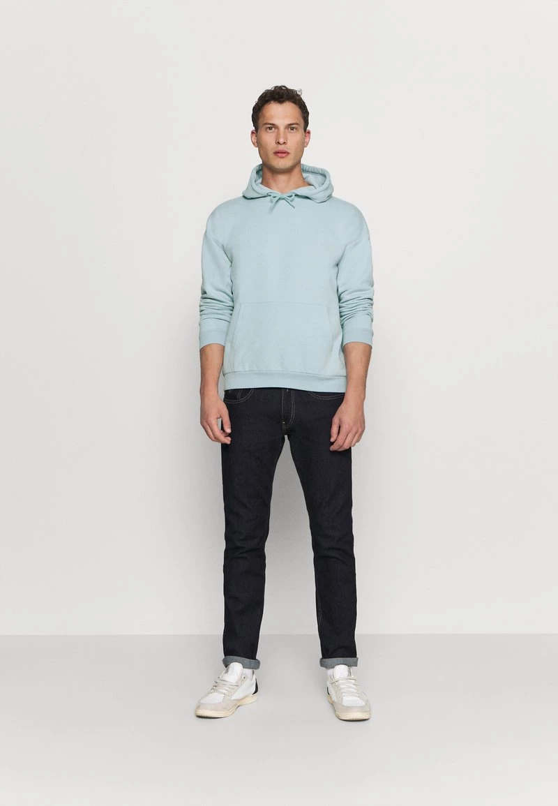 Pier One Hombre PLAIN SKATER HOODY - Jersey Con Capucha - Light Blue 4 Pier One Hombre PLAIN SKATER HOODY - Jersey Con Capucha - Light Blue - Imagen 2