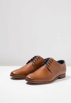 Pier One Hombre LEATHER - Zapatos Con Cordones - Cognac -Ofertas Pier One Tienda f9e131d9a9844a1fbde760842676d965