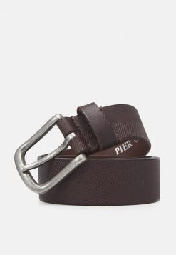 Pier One Hombre LEATHER - Cinturón - Brown -Ofertas Pier One Tienda f9e1b6b2b3f246c8b0f8f2a9fa996833