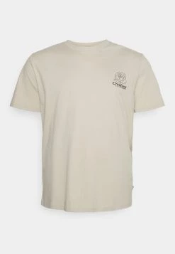 Pier One Hombre Camiseta Estampada - Light Grey