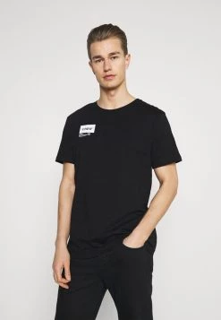 Pier One Hombre Camiseta Estampada - Black