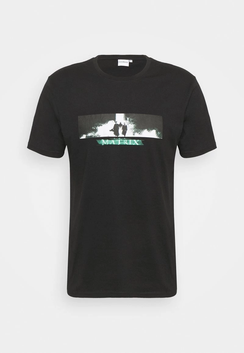 Pier One Hombre MATRIX TEE - Camiseta Estampada - Black 6 Pier One Hombre MATRIX TEE - Camiseta Estampada - Black - Imagen 4